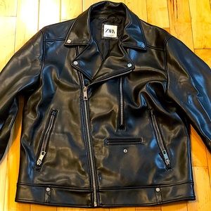 Zara leather jacket